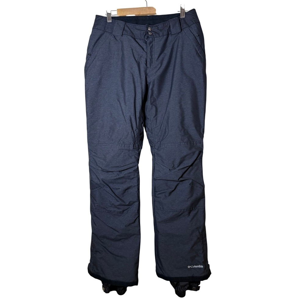 Columbia Men Snow Pants M Grey Omni-Heat Insulated Ski Snowboard Gorpcore Hiking